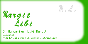 margit libi business card